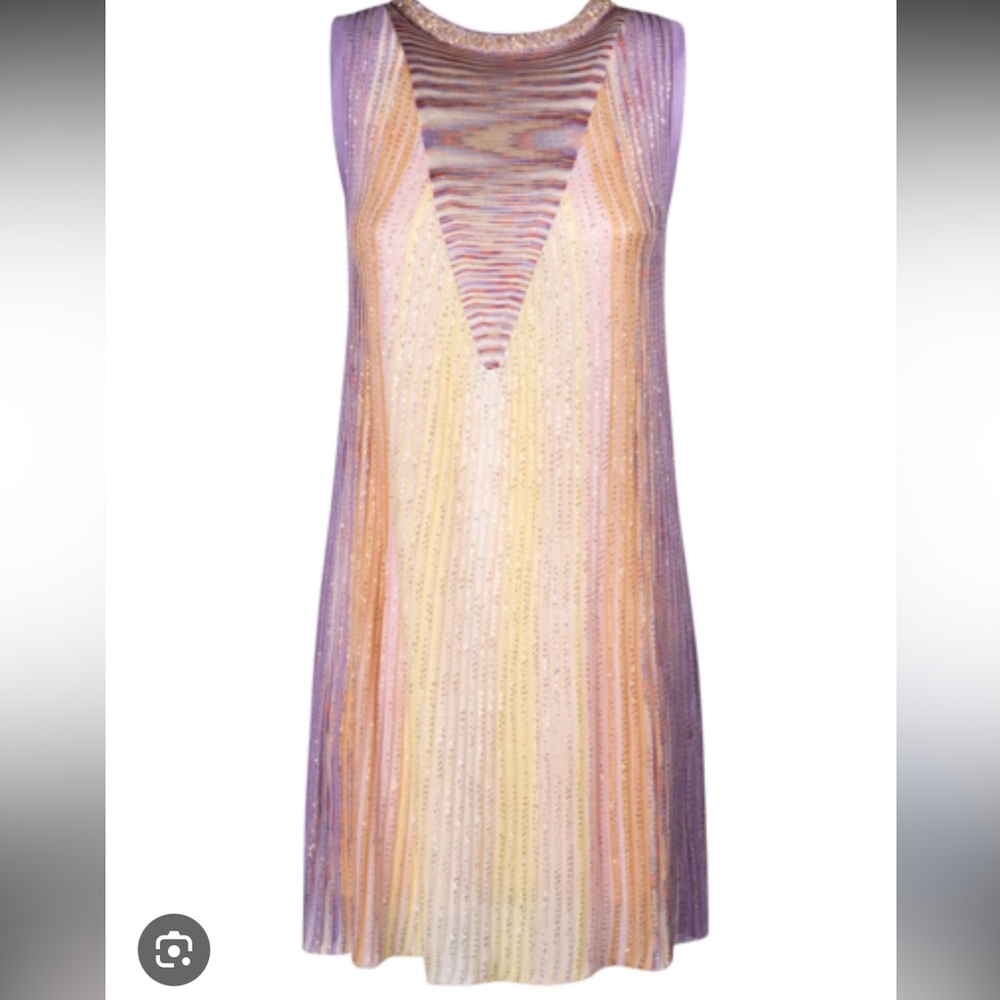 *NwT* Missoni Sunset Sequin Mini Dress - Purple, Pink & Yellow